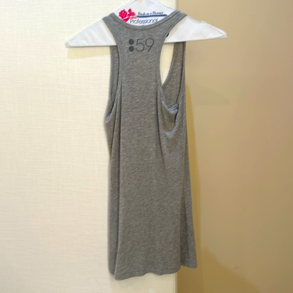 Splits 59 long, gray rib tank top size medium, super soft - Picture 2 of 2